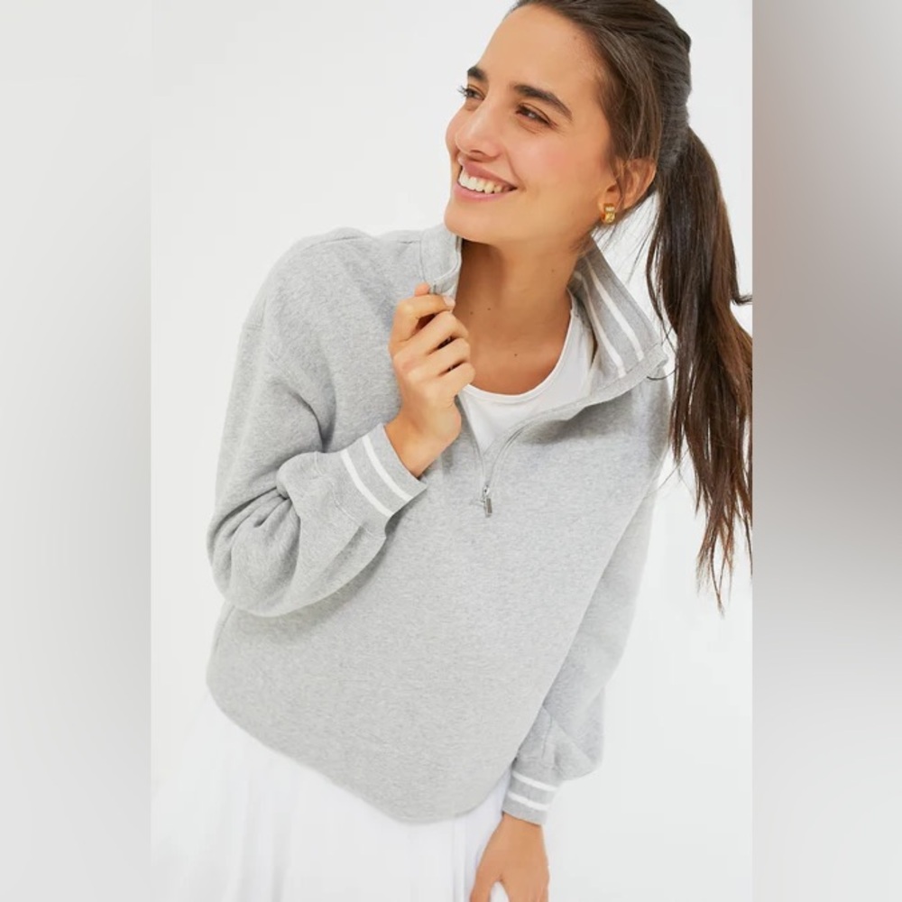 TNUCK Sport Heathered Gray Carlson Quarter Zip